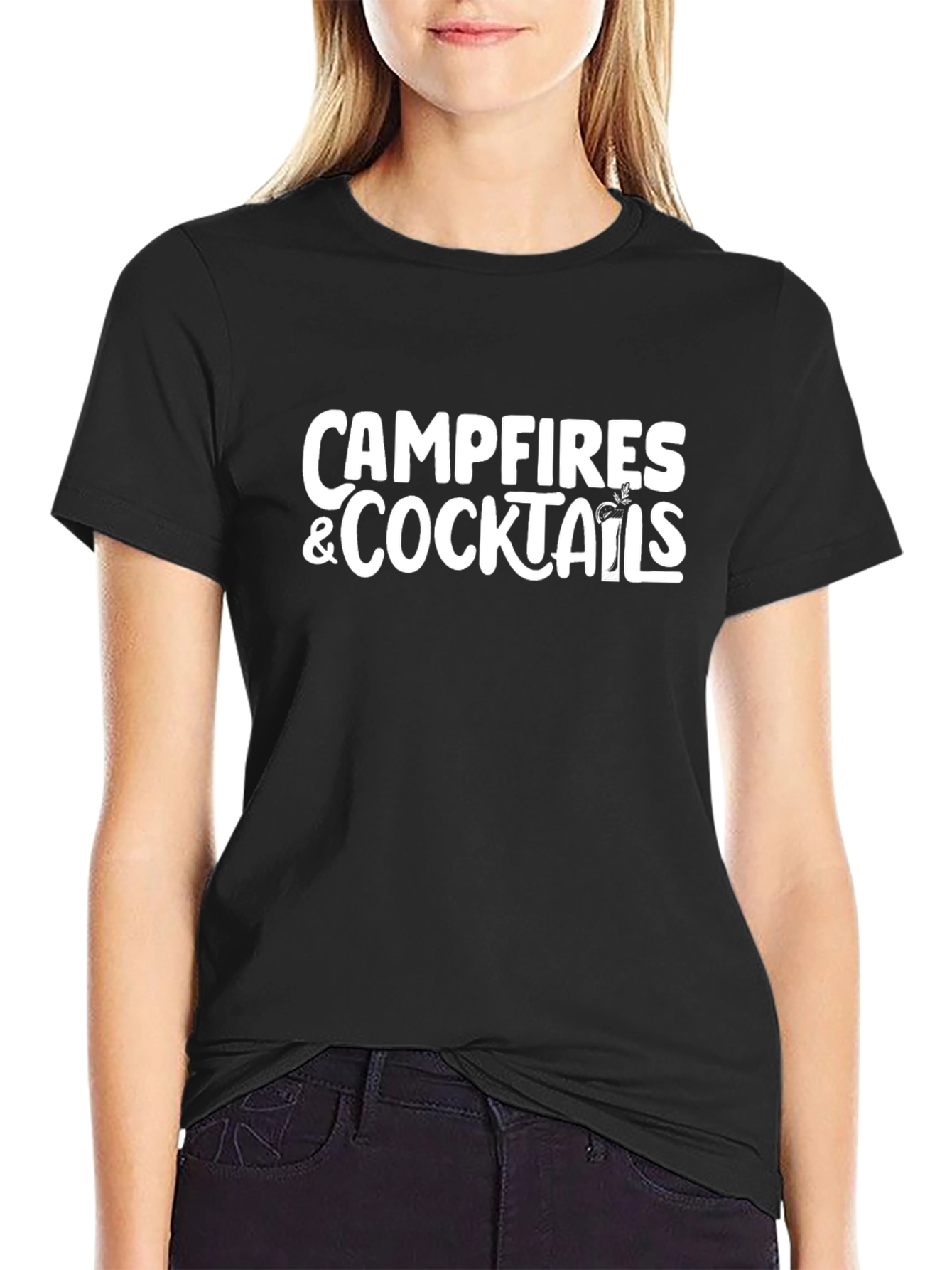 Campfires & Cocktails Graphic Tee