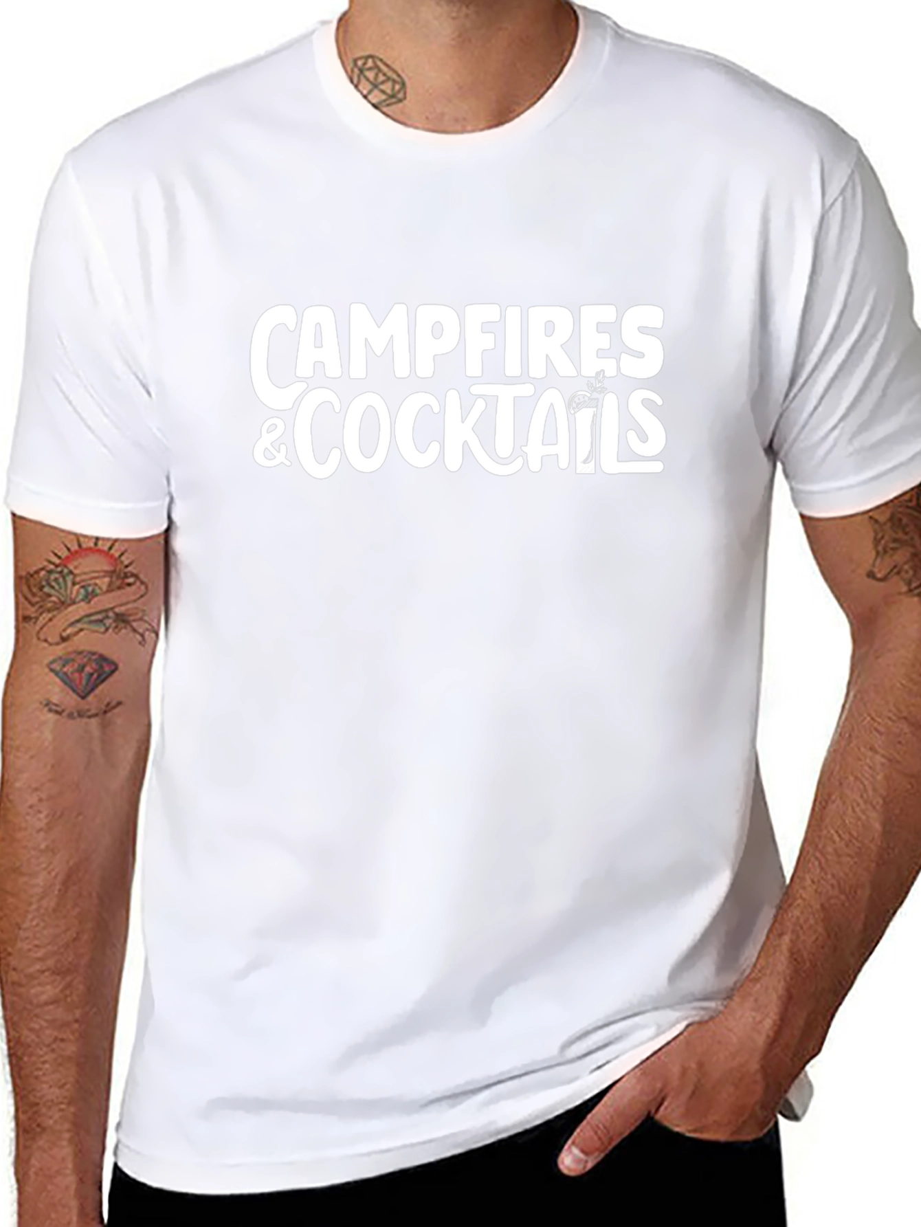 Campfires & Cocktails Graphic Tee