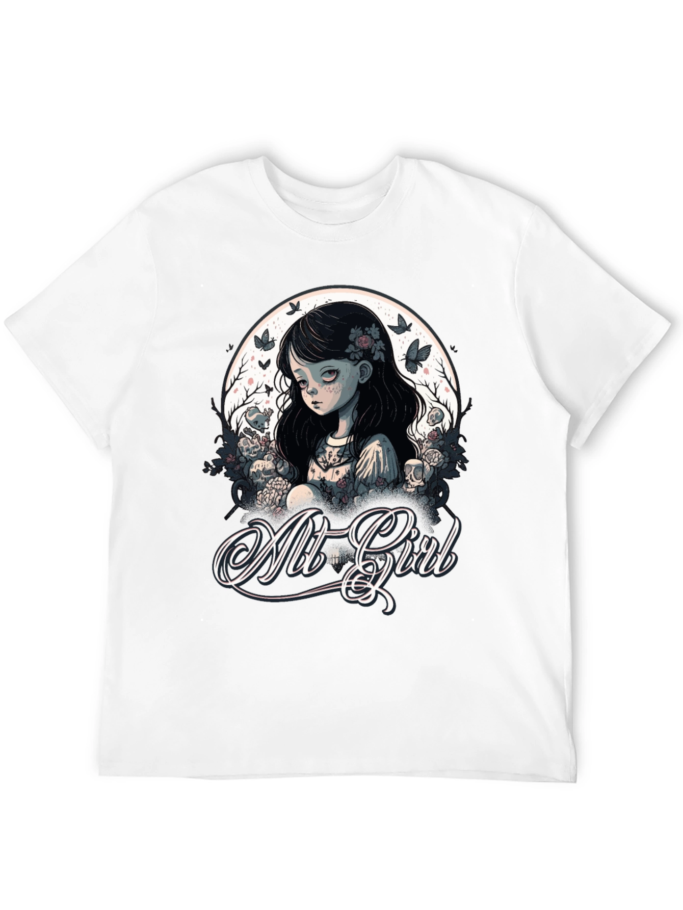 Alt Girl Graphic Tee - Dark Aesthetic