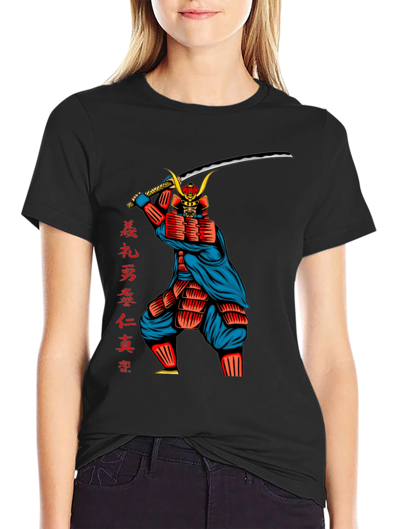 Samurai Graphic Tee - Warrior Design