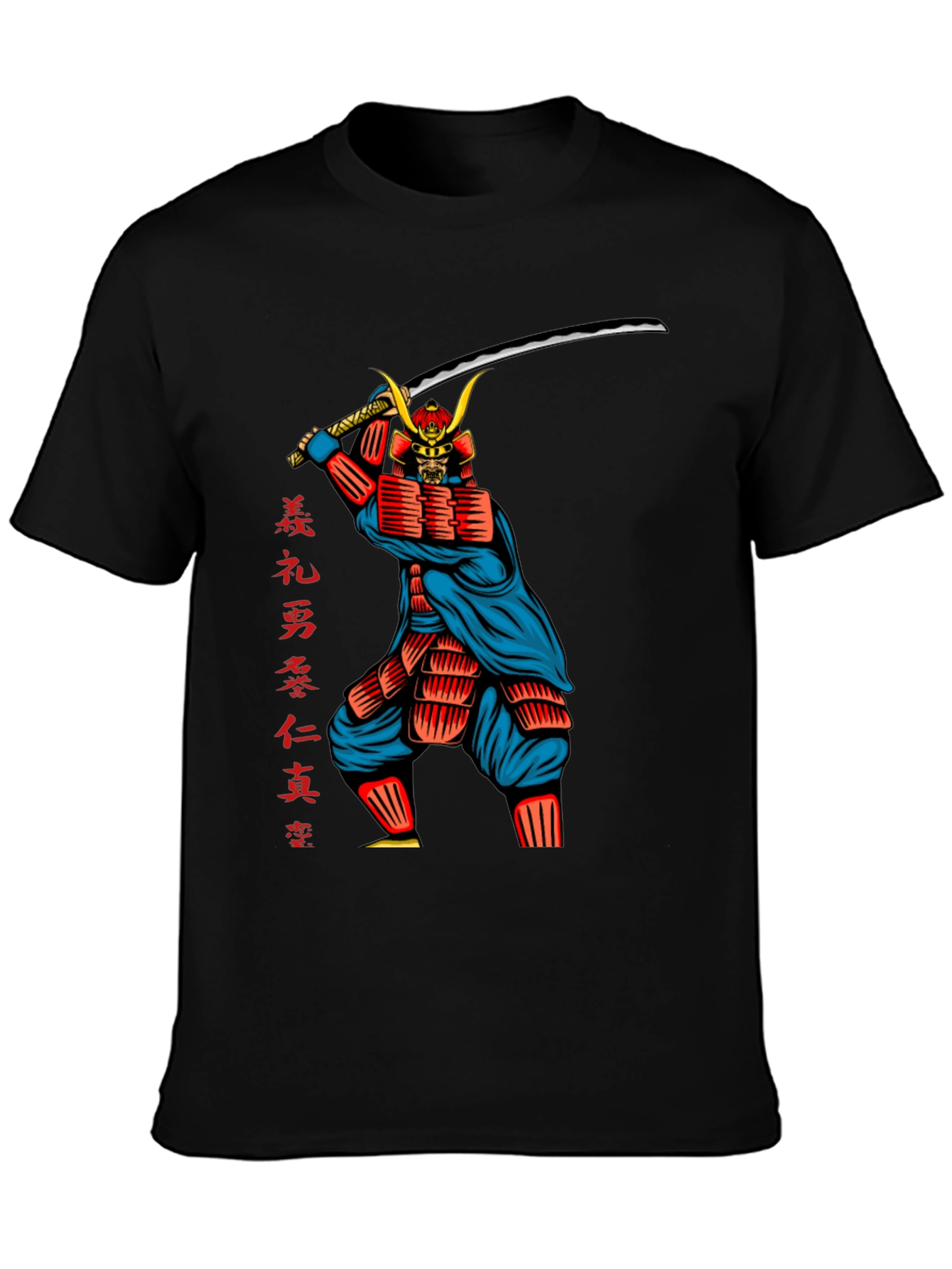 Samurai Graphic Tee - Warrior Design