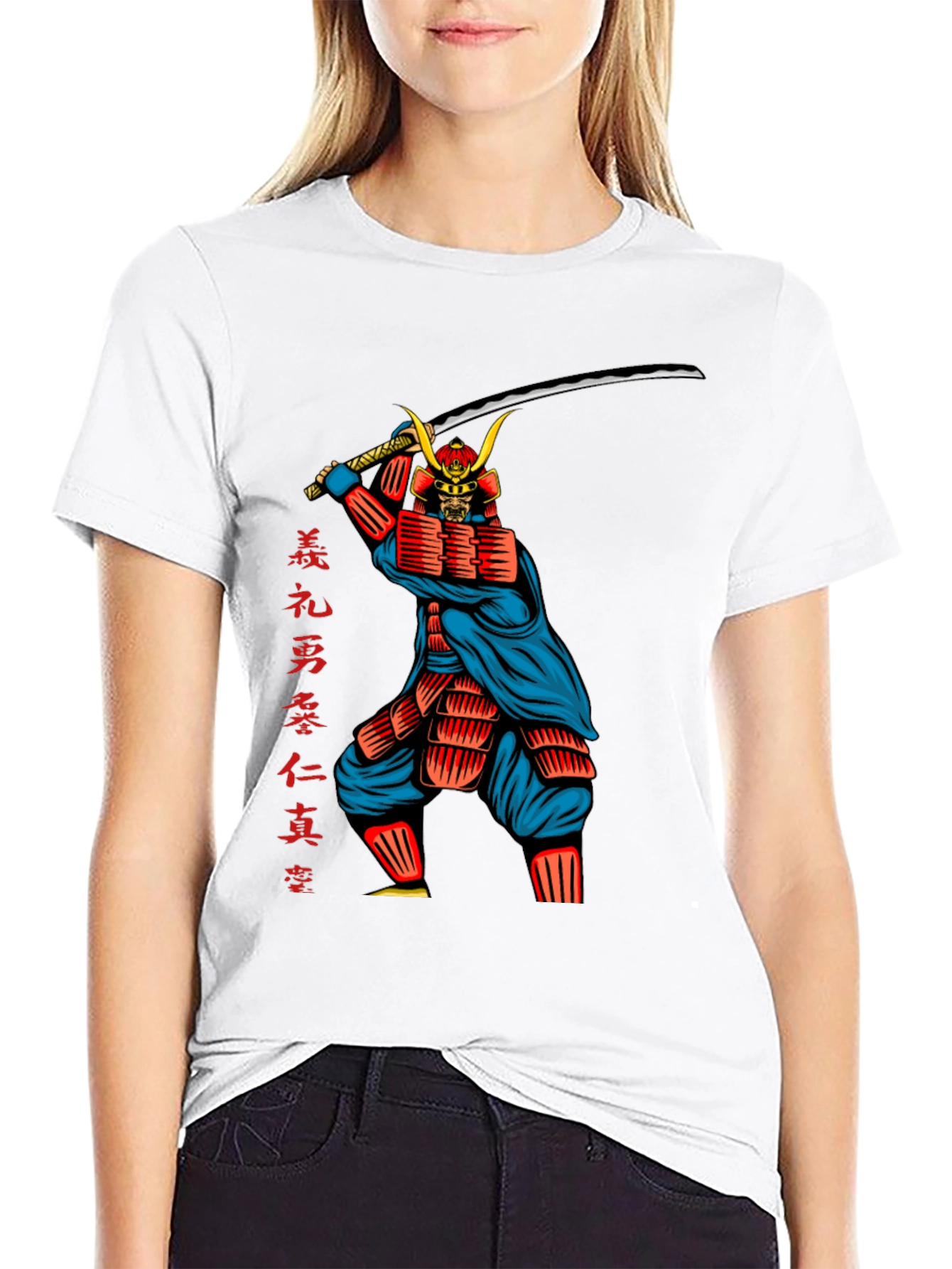 Samurai Graphic Tee - Warrior Design