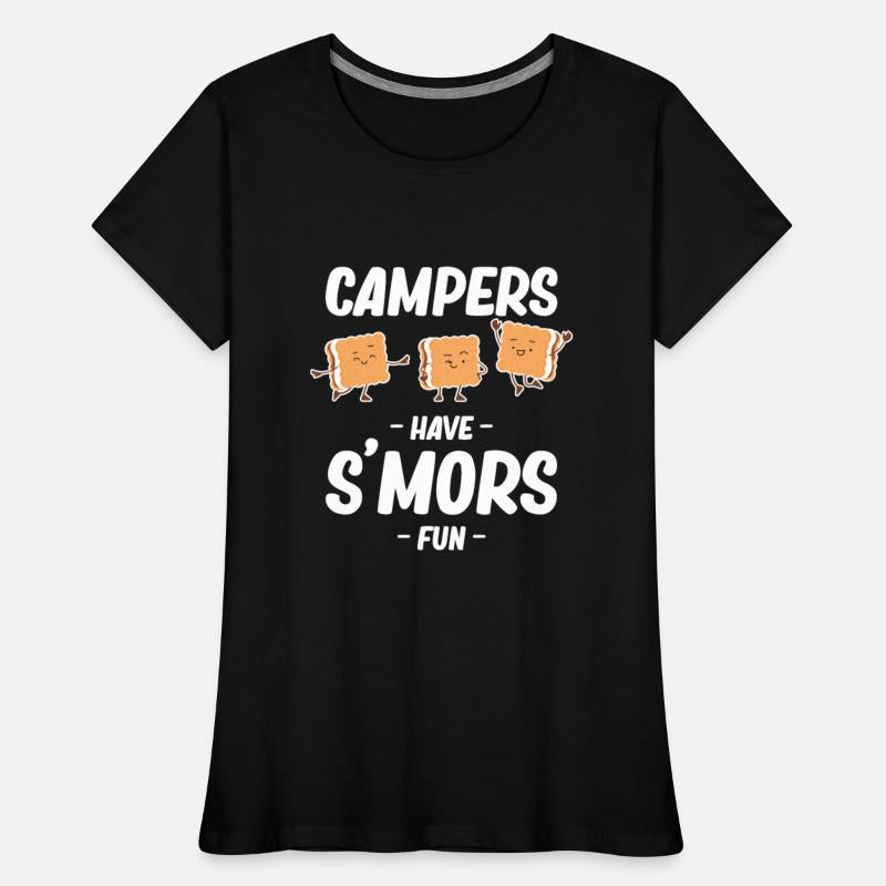 Campers Have S'mors Fun Glamping Backpacking