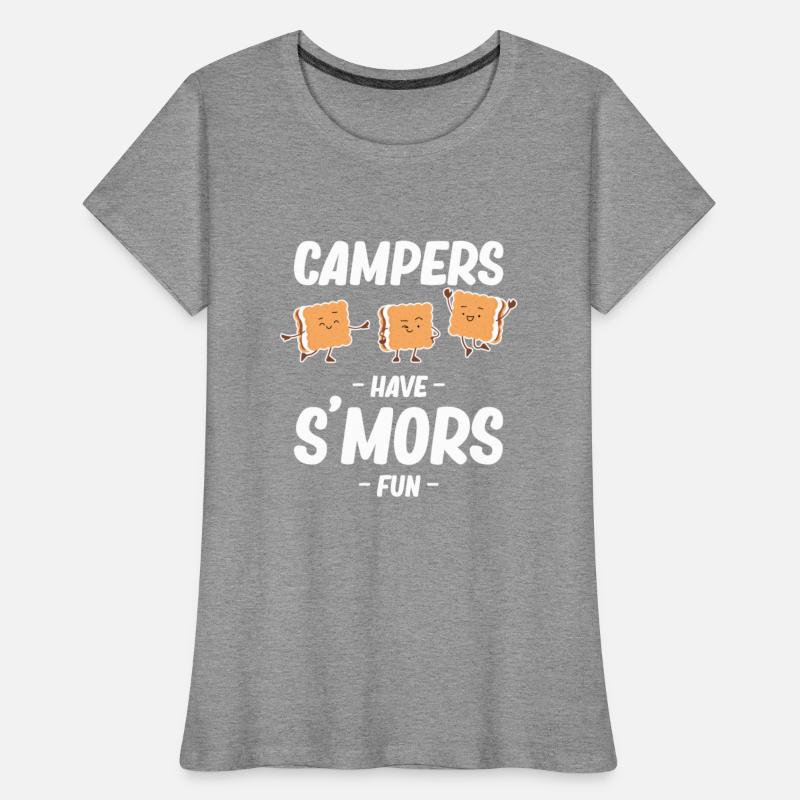 Campers Have S'mors Fun Glamping Backpacking