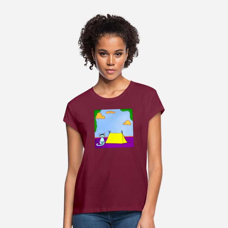 Cat Camping In Nature