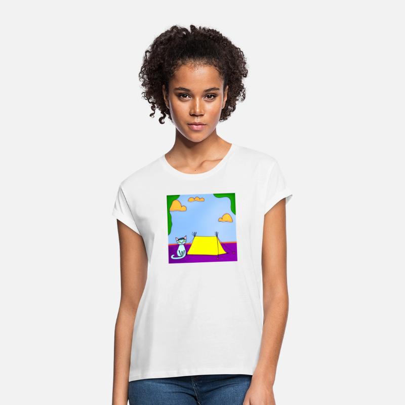 Cat Camping In Nature