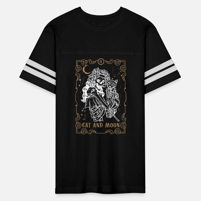 Cat Moon Tarot Card Occult Club Gothic Animal