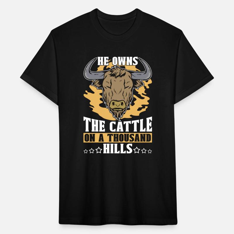 Cattle Farming He Owns The Cattle On Farm Animals