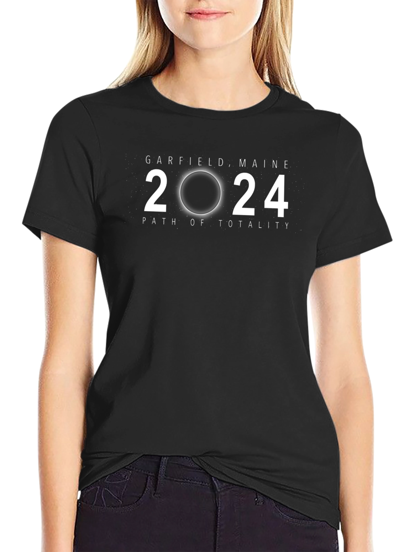 Garfield Maine 2024 Path of Totality T-Shirt