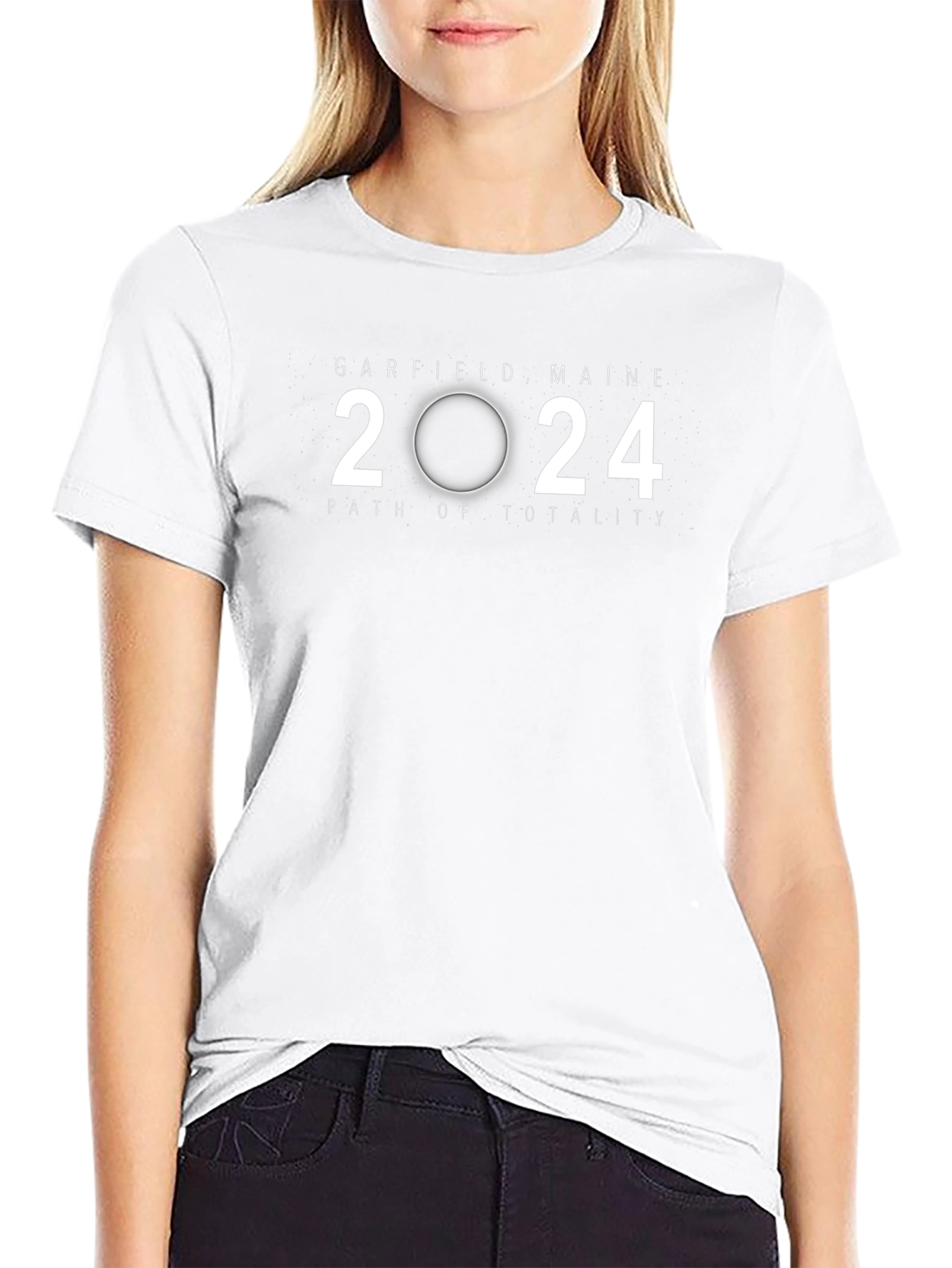 Garfield Maine 2024 Path of Totality T-Shirt