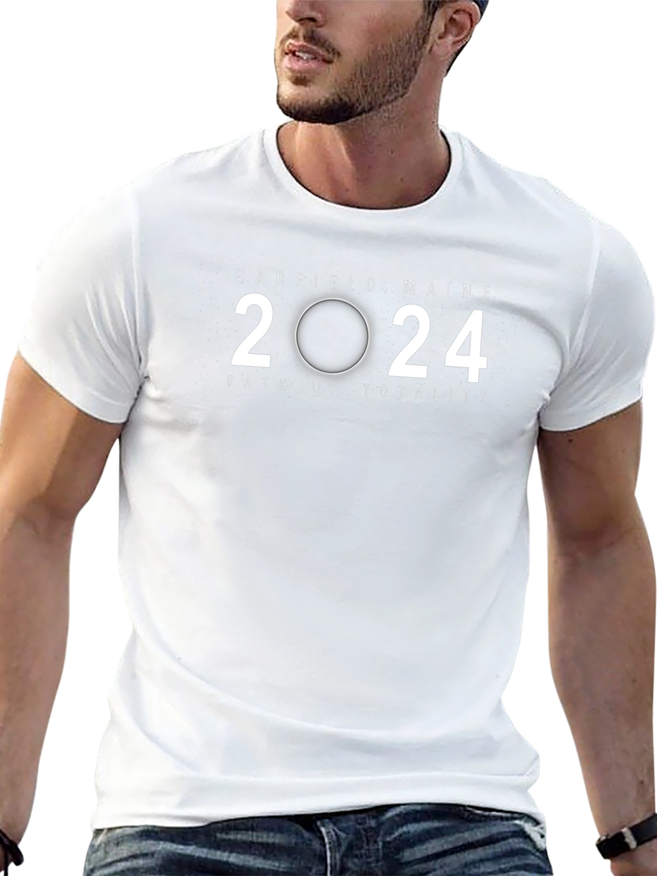 Garfield Maine 2024 Path of Totality T-Shirt