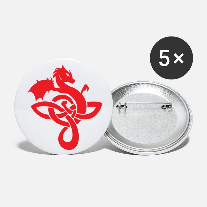 Celtic Symbols Dragon Red Gift Idea