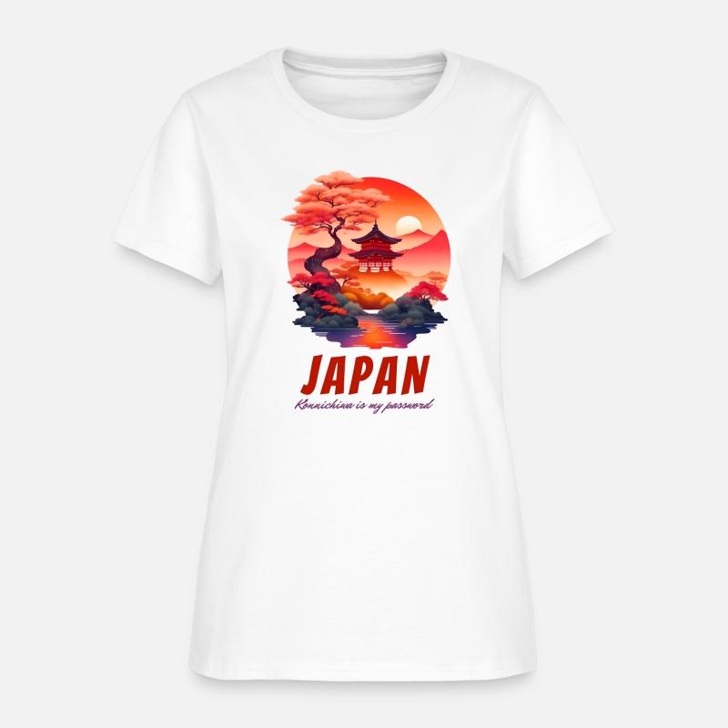 Charming Witty Japan Sunset Landscape Scenery