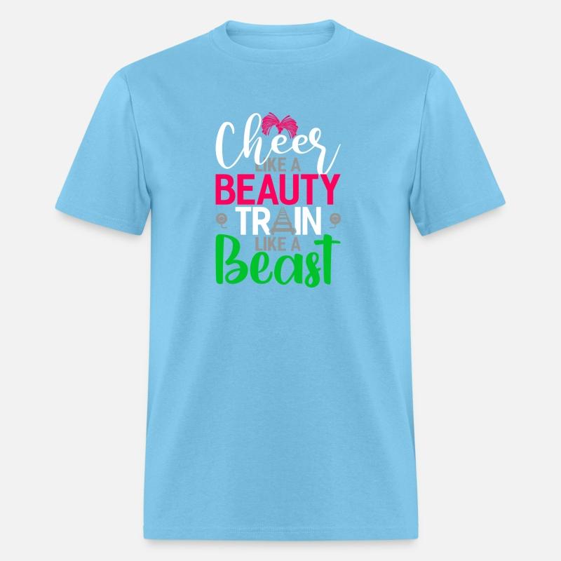 Cheer Like A Beauty Train Like A Beast Funny