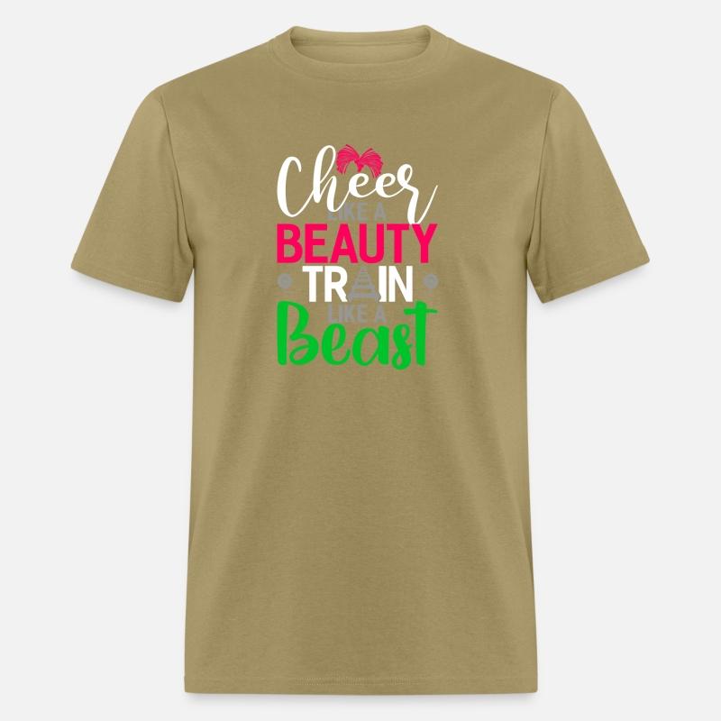 Cheer Like A Beauty Train Like A Beast Funny