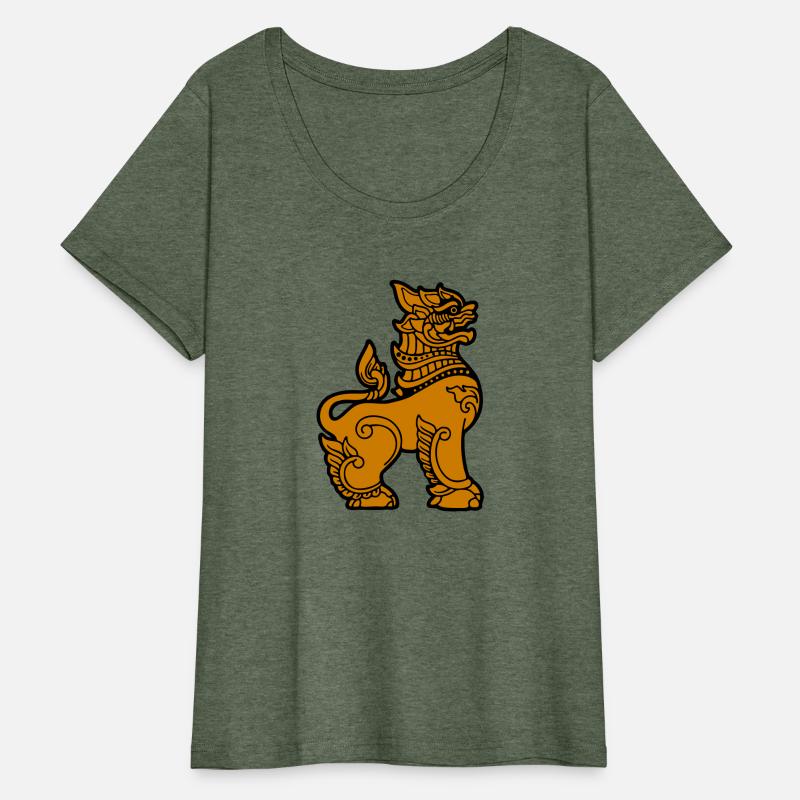 Chinthe burma asian god animal