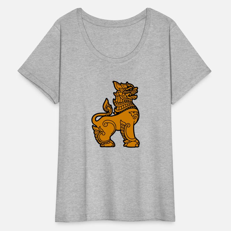 Chinthe burma asian god animal