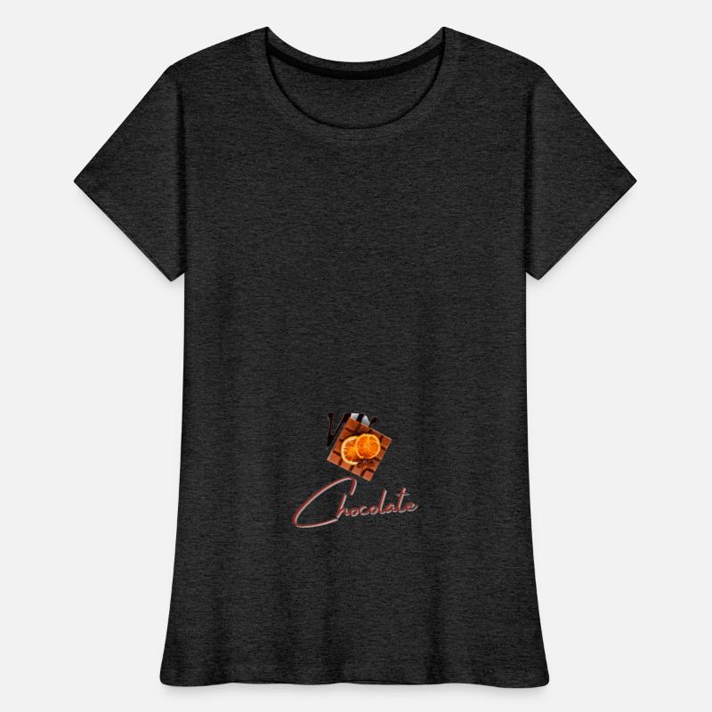 Chocolate bar with oranges saturated photo