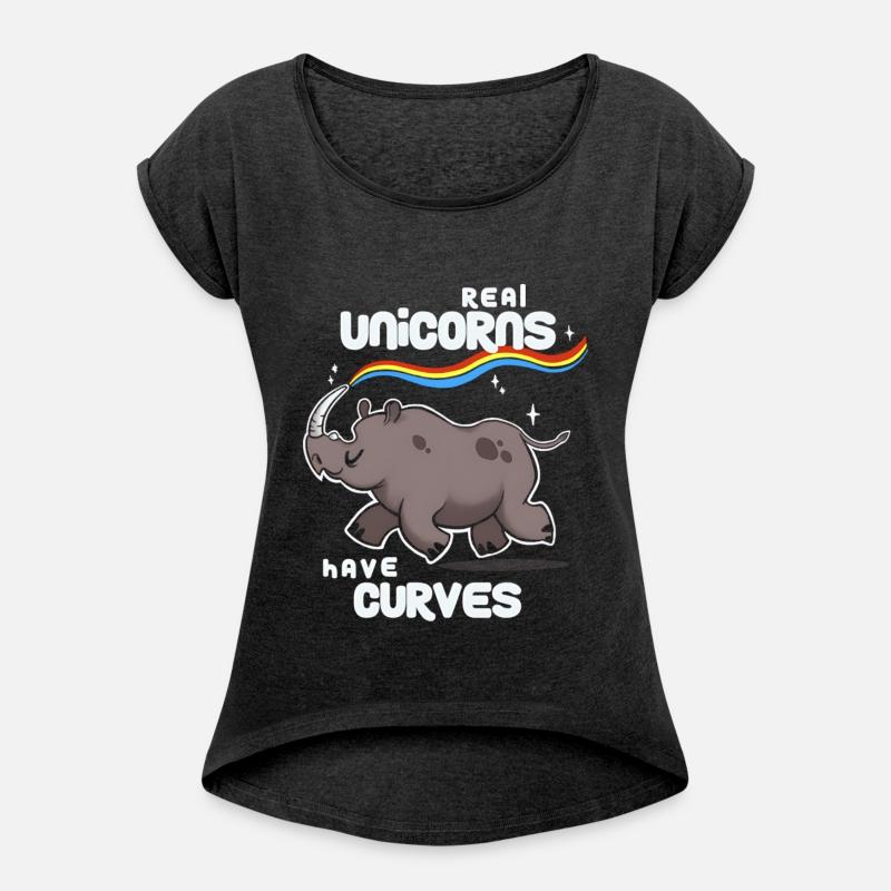 Chubby Real Unicorns Funny Inspirational Quote