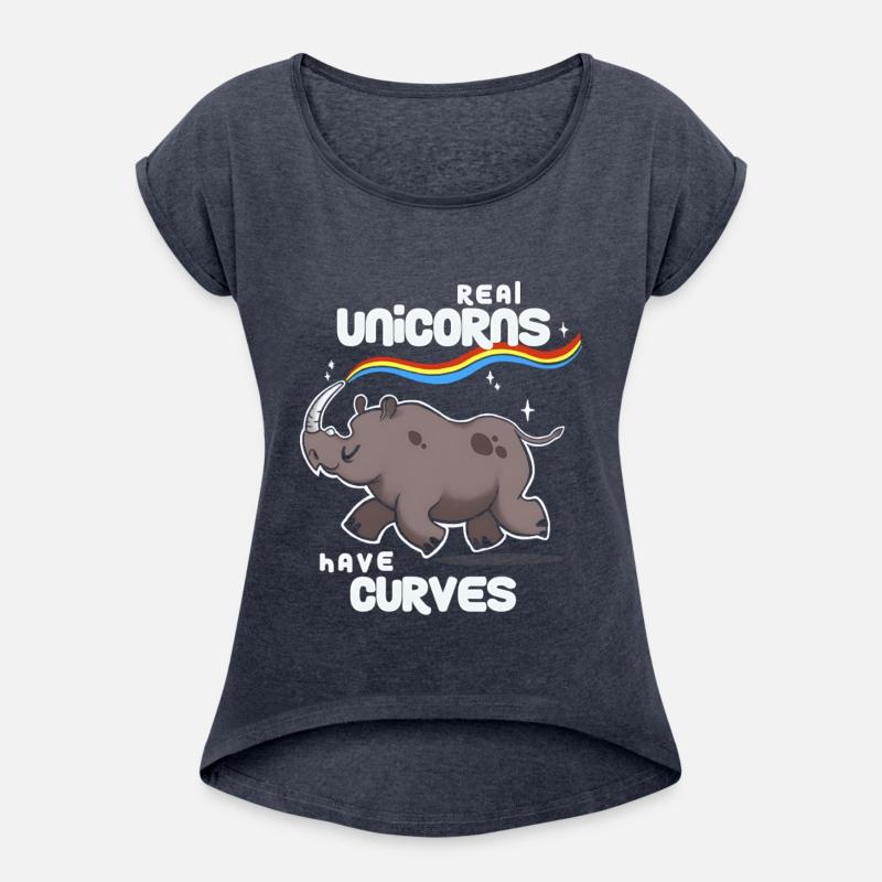 Chubby Real Unicorns Funny Inspirational Quote