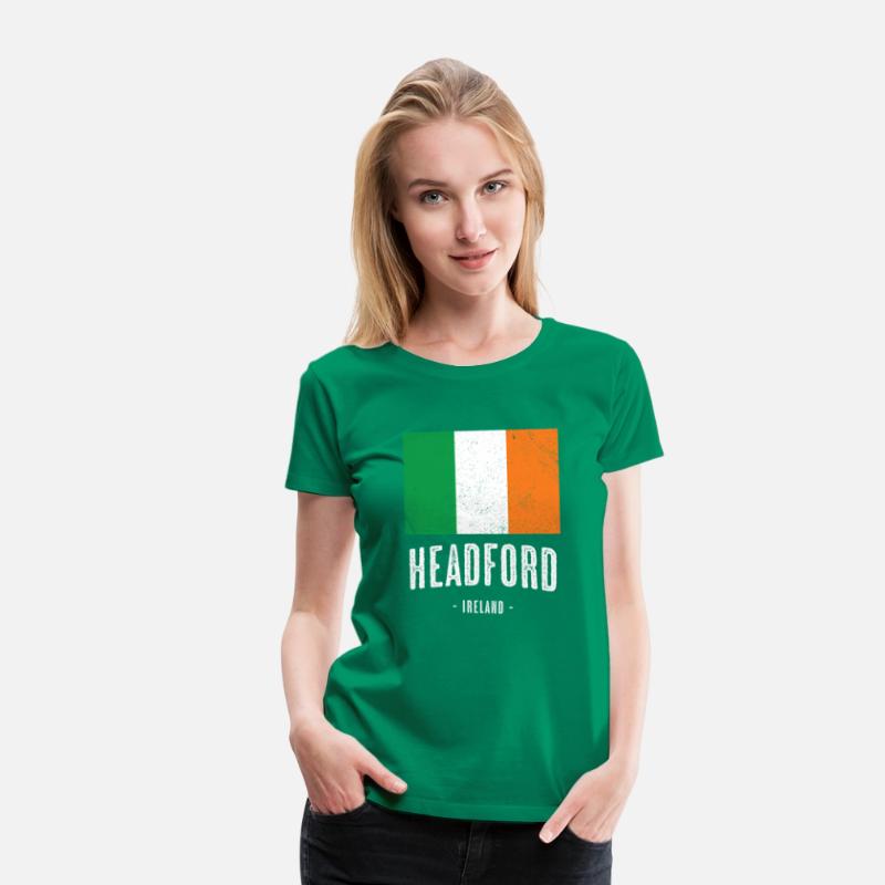 City Of Headford Ireland - Irish Flag -