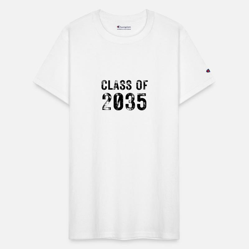 Class of 2035 funny with black textured text
