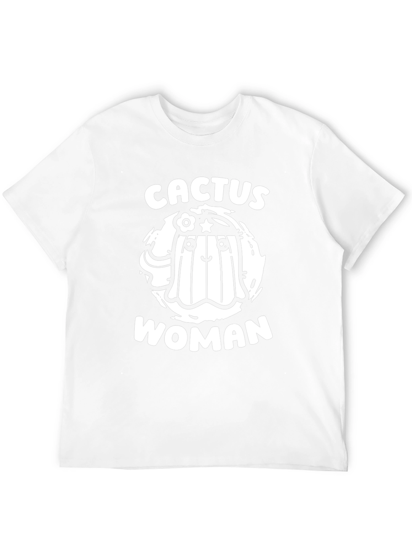 Cactus Woman Graphic Tee - Fun Novelty T-Shirt