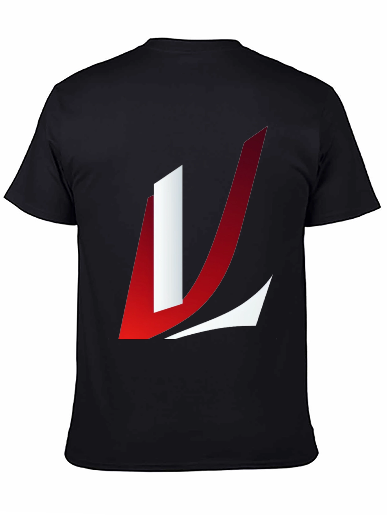 Abstract Logo Graphic T-Shirt - Black