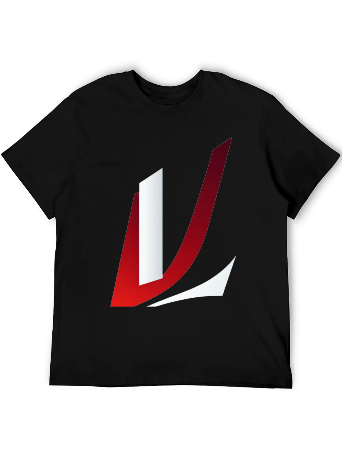 Abstract Logo Graphic T-Shirt - Black
