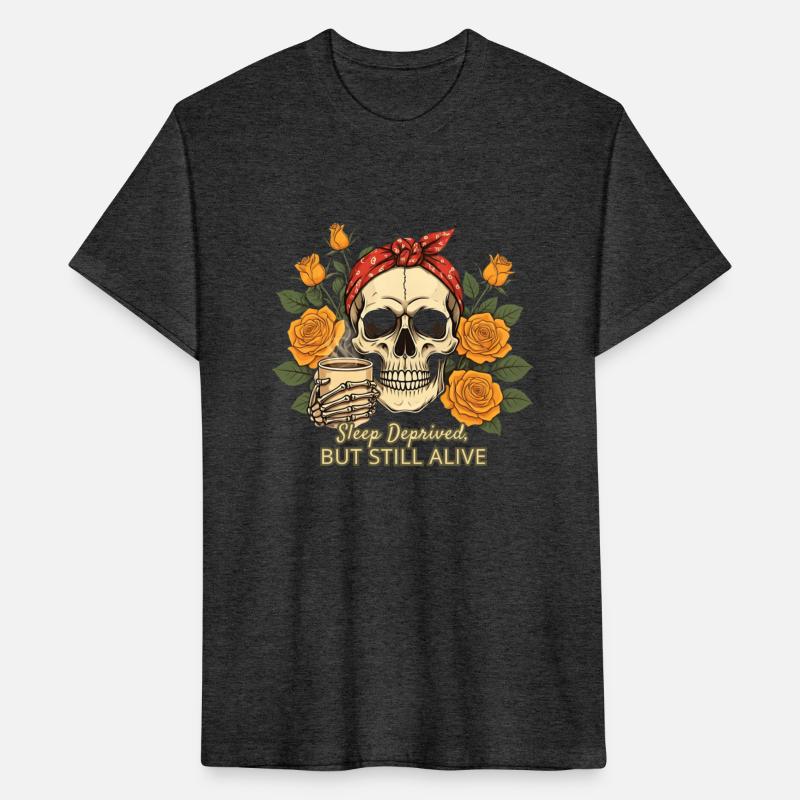 Coffee Skull : Sllep Deprived But Still Alive