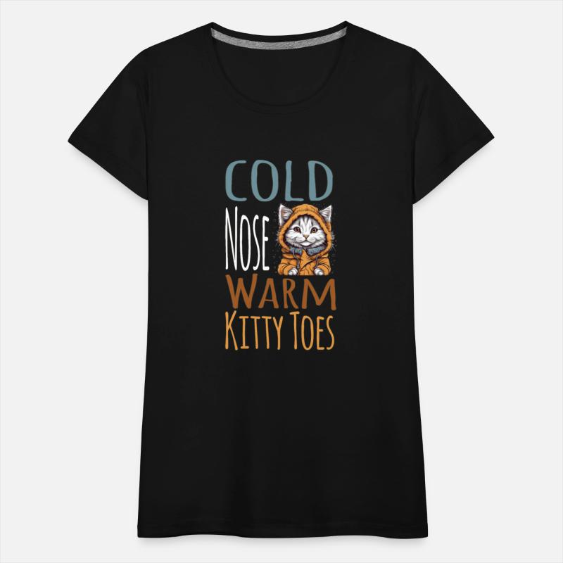 Cold Nose Warm Kitty Toes White Cat Winter Outfit