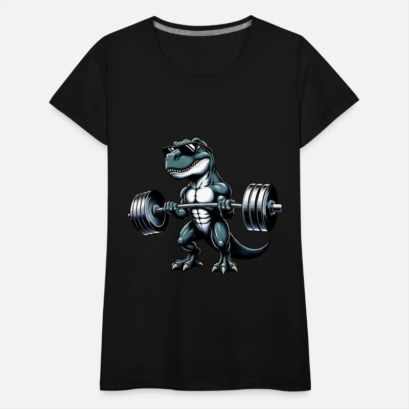 Cool Dino T-Rex Workout Dumbbell Training Design