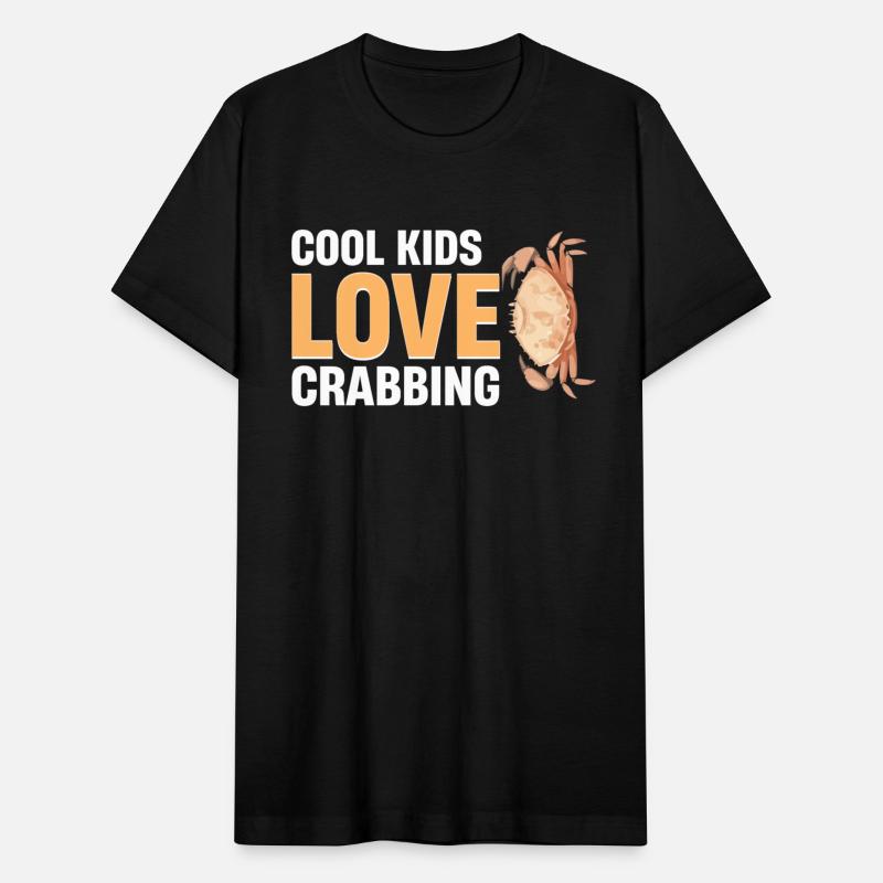 Cool Kids Love Crabbing Funny Fishing Crawfish
