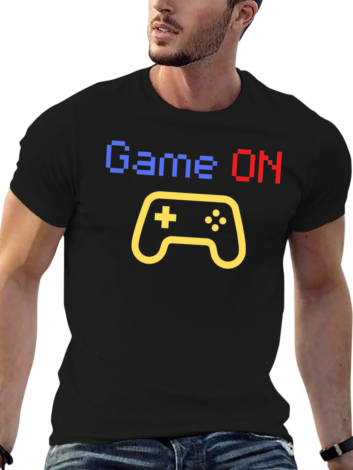 Game On Graphic Tee - Gamer Style Shirt