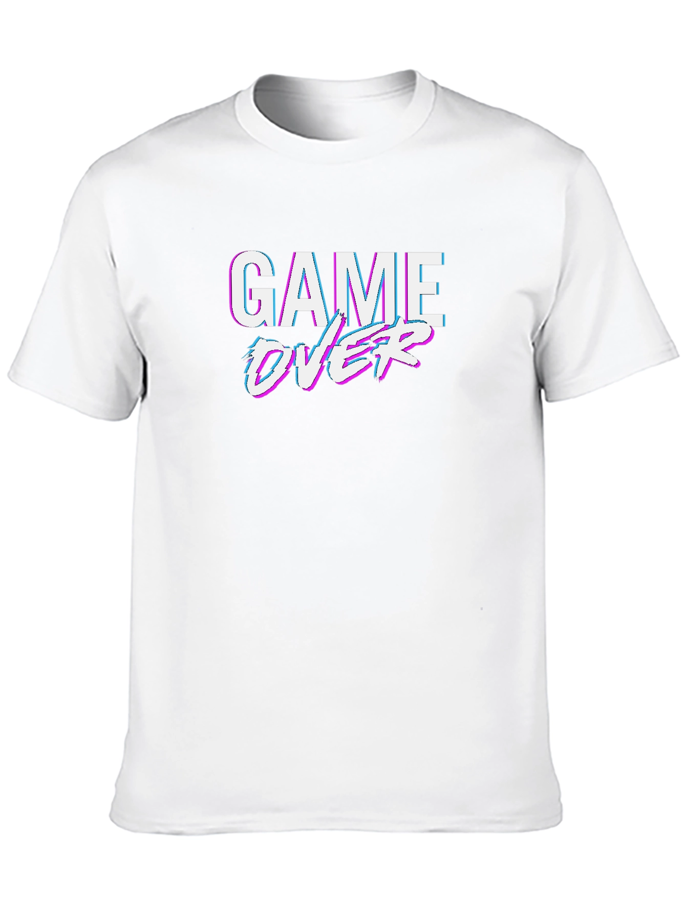Game Over T-Shirt - Glitch Style Tee