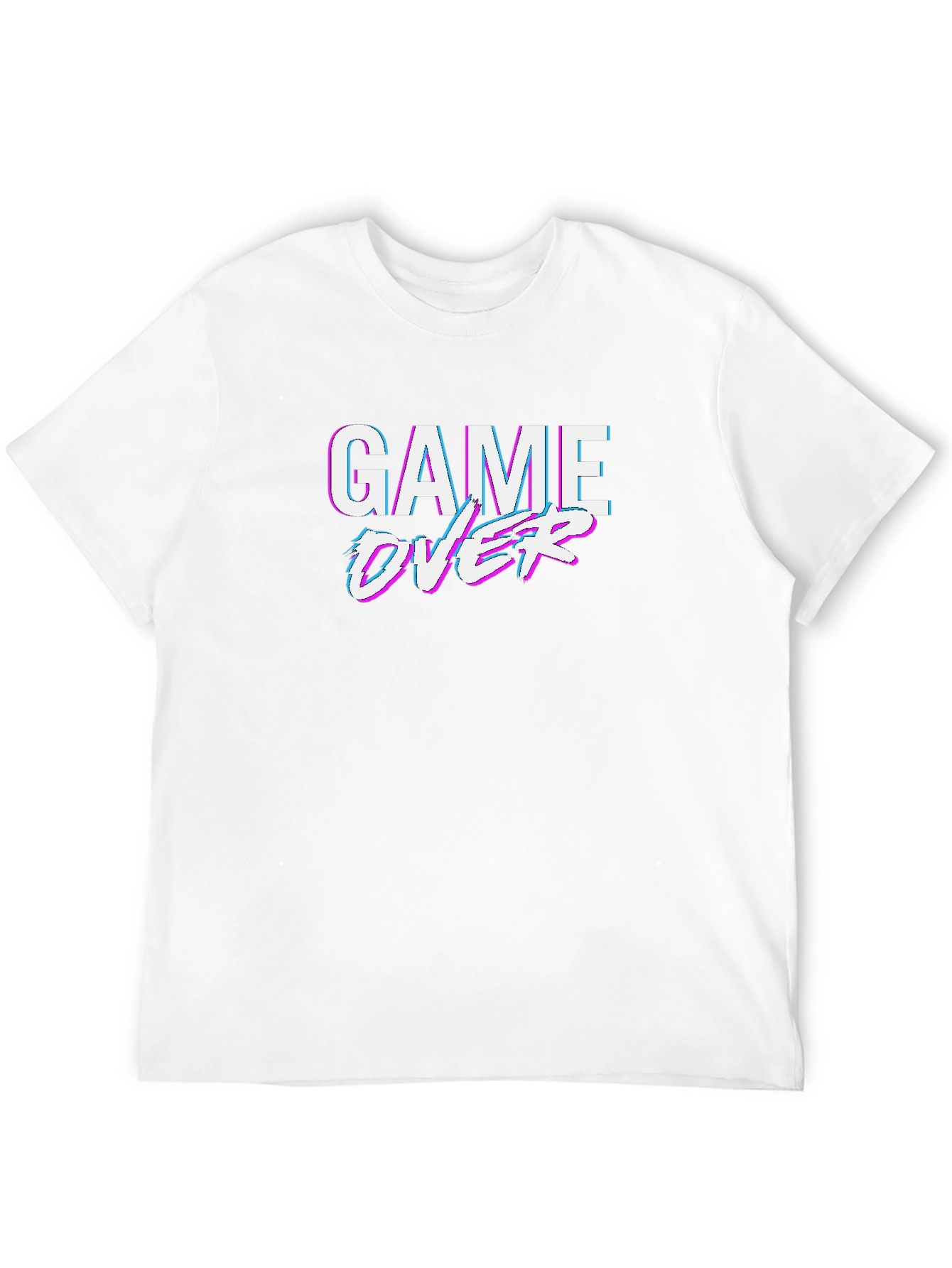 Game Over T-Shirt - Glitch Style Tee