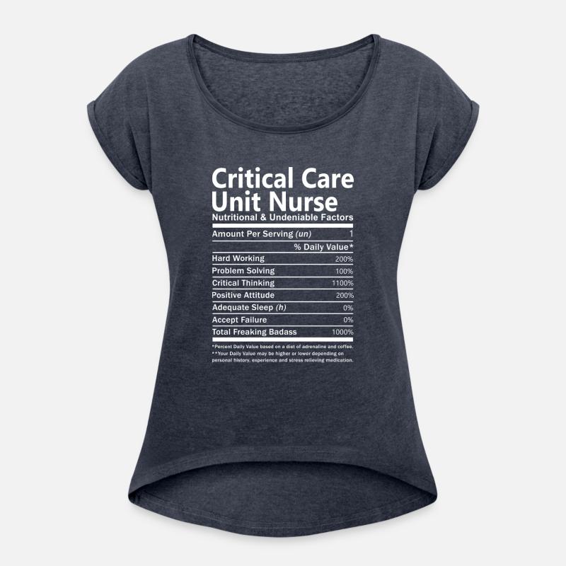 Critical Care Unit Nurse T Shirt - Nutritional And