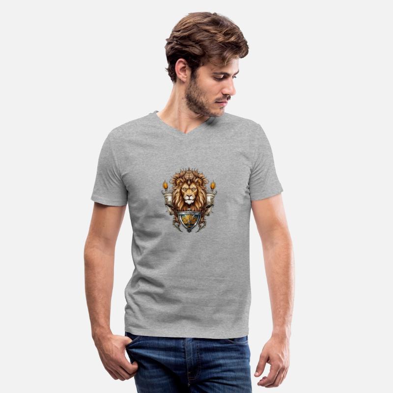 Crowned Lion with Axe Crest
