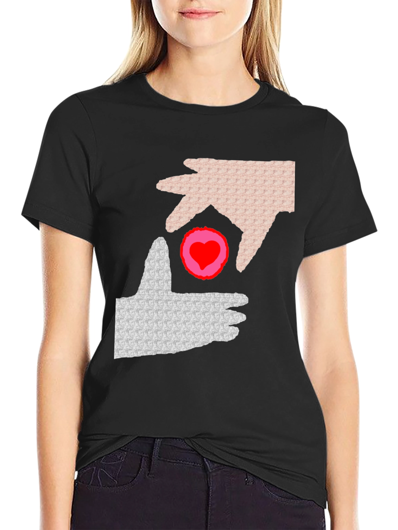 Love Connection T-Shirt - Black