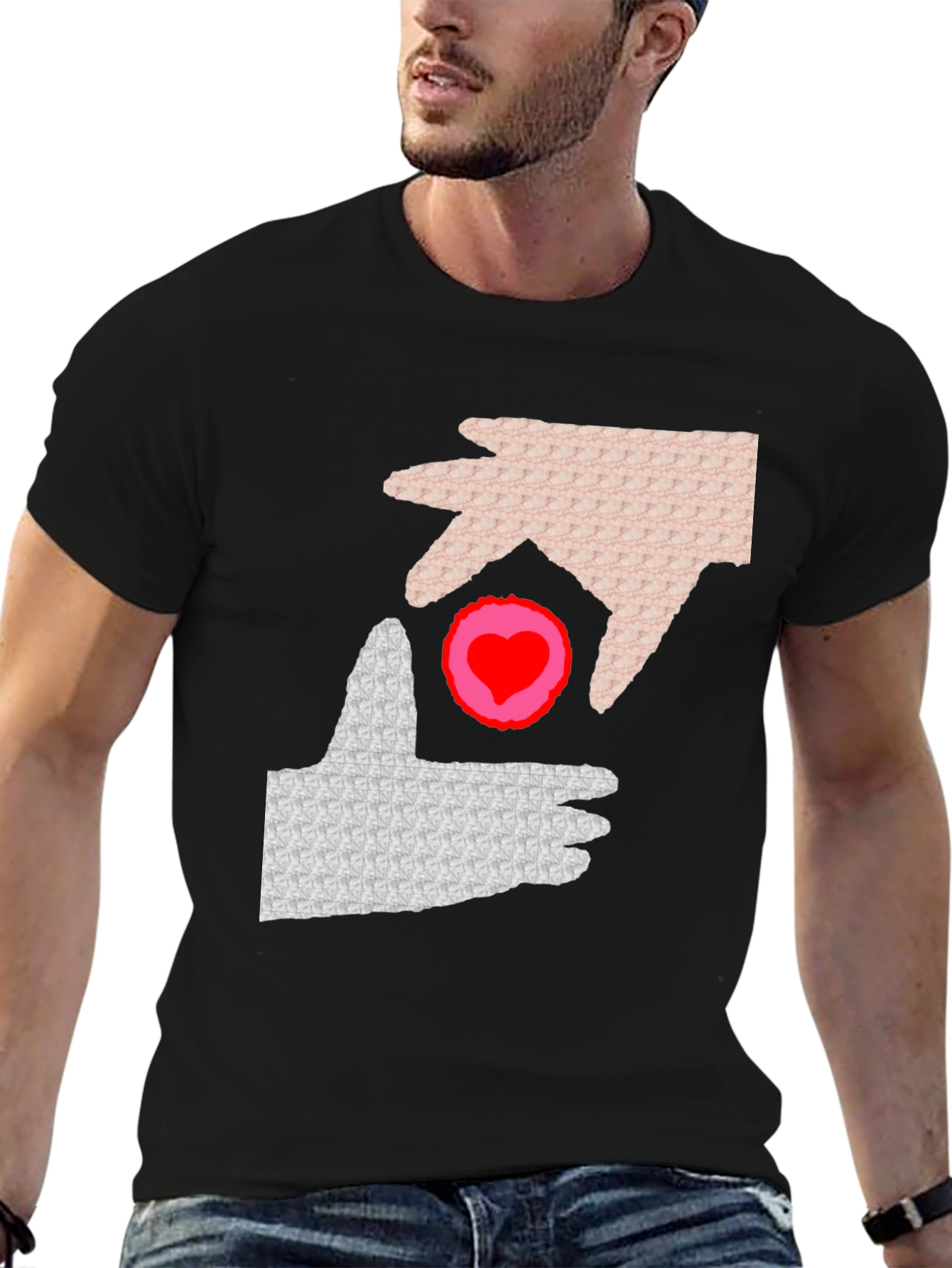 Love Connection T-Shirt - Black