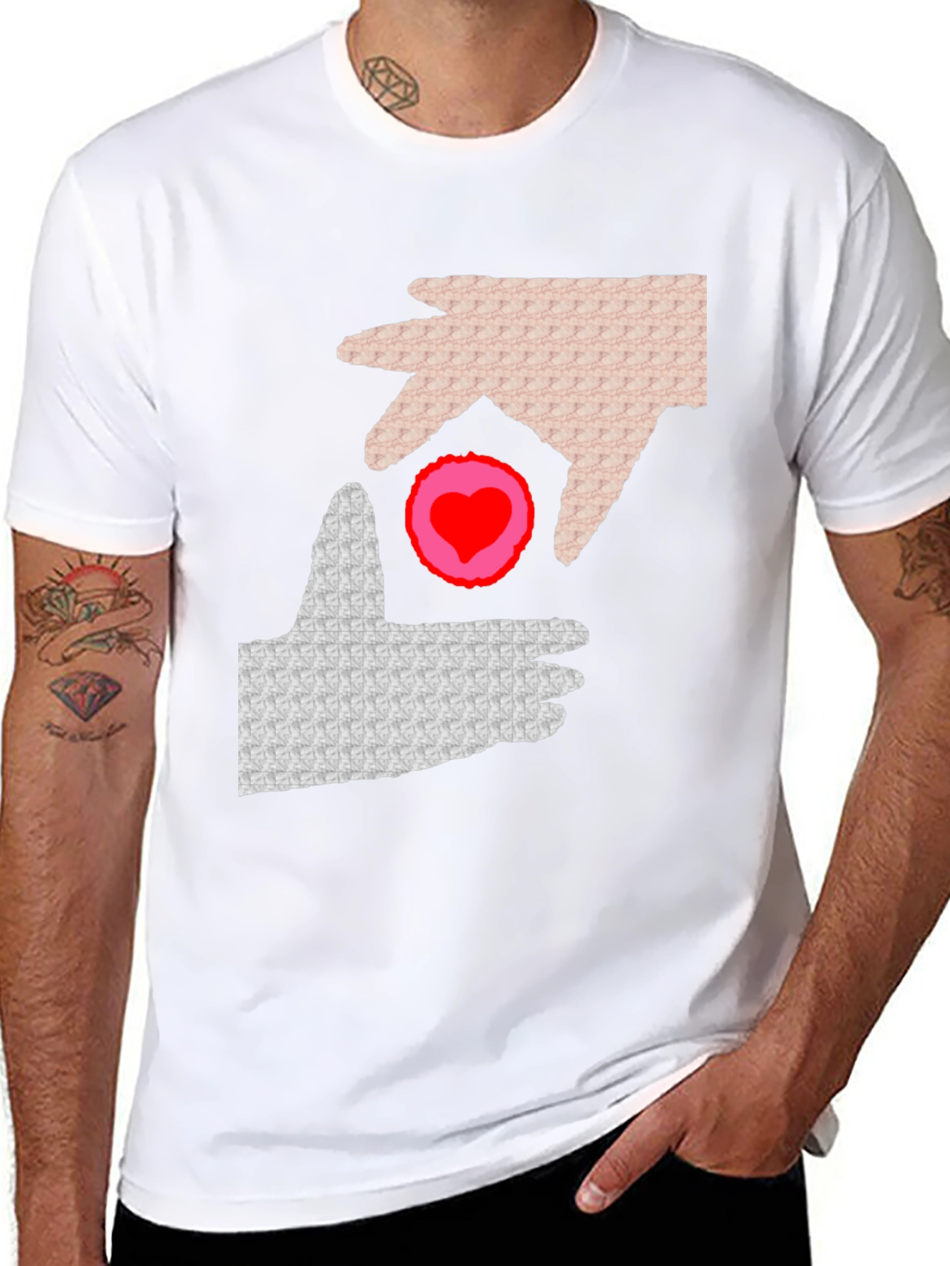 Love Connection T-Shirt - Black