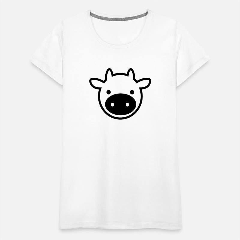 Cute cow head