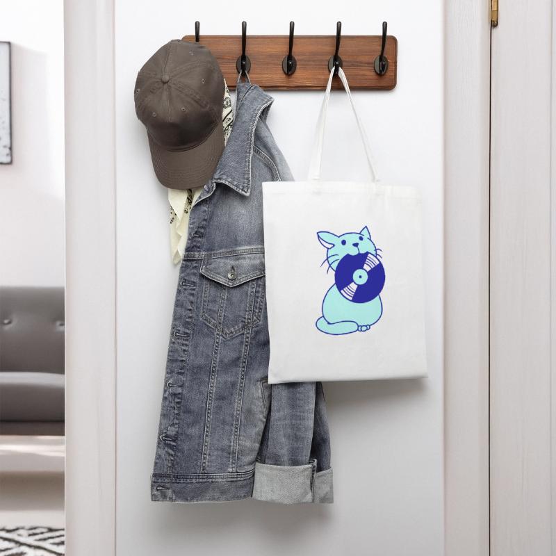 Cute DJ Cat Pet Kitten Vinyl Music Record Party