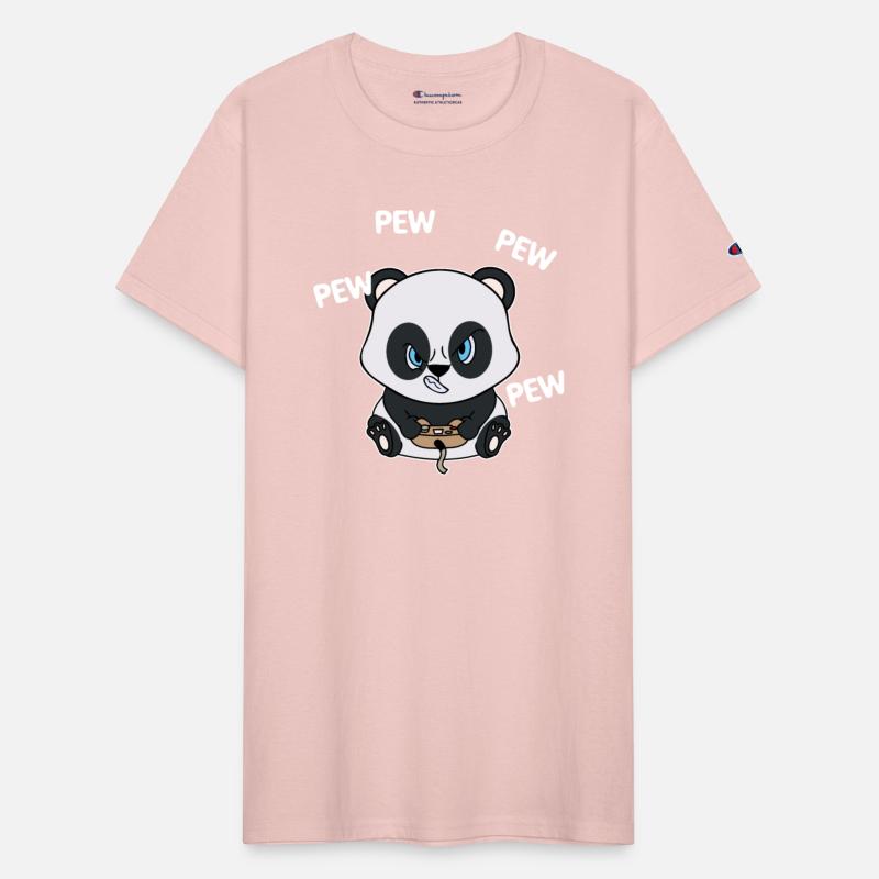 Cute Gamer Panda Console Player Gaming