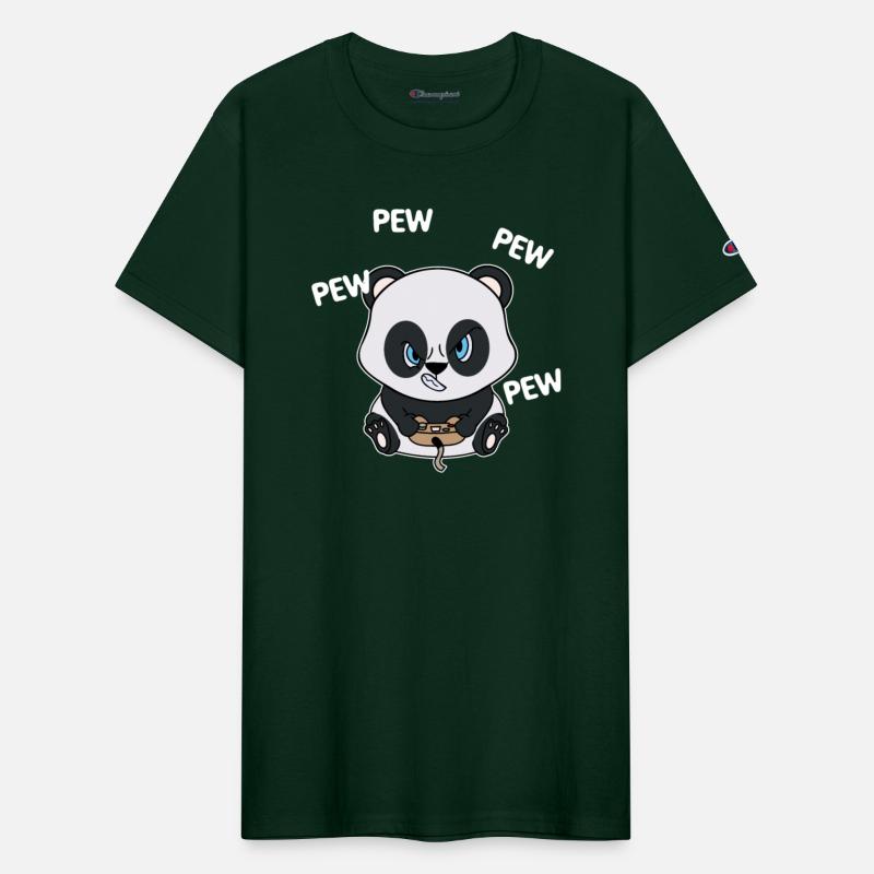 Cute Gamer Panda Console Player Gaming