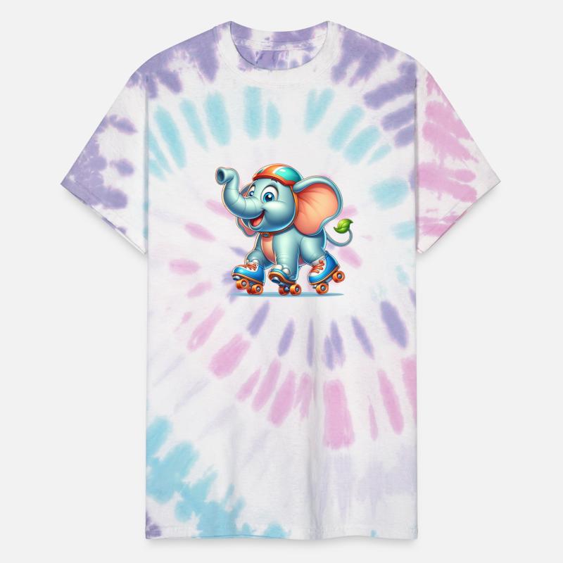 Cute Inline Skater Elephant