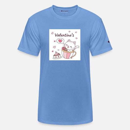 Cute Valentine's Cat in Tea Cup