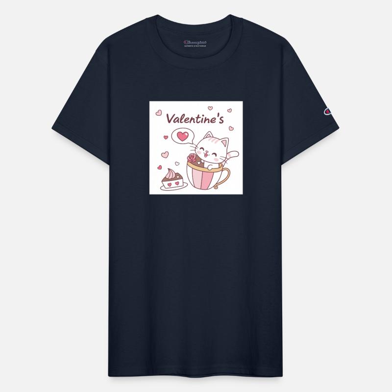 Cute Valentine's Cat in Tea Cup