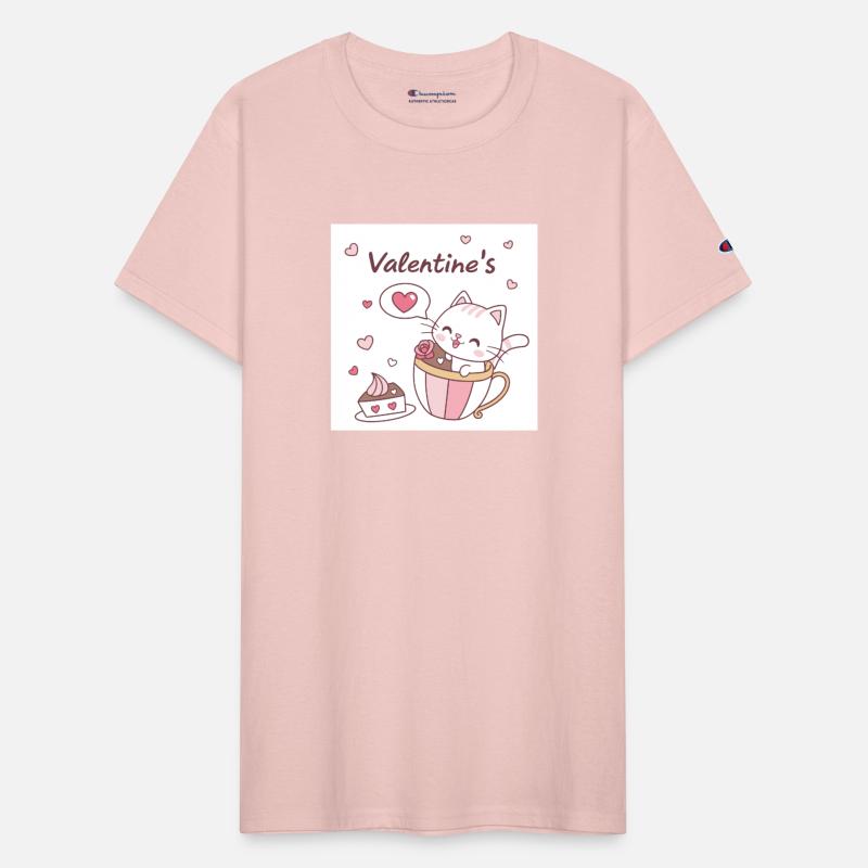 Cute Valentine's Cat in Tea Cup