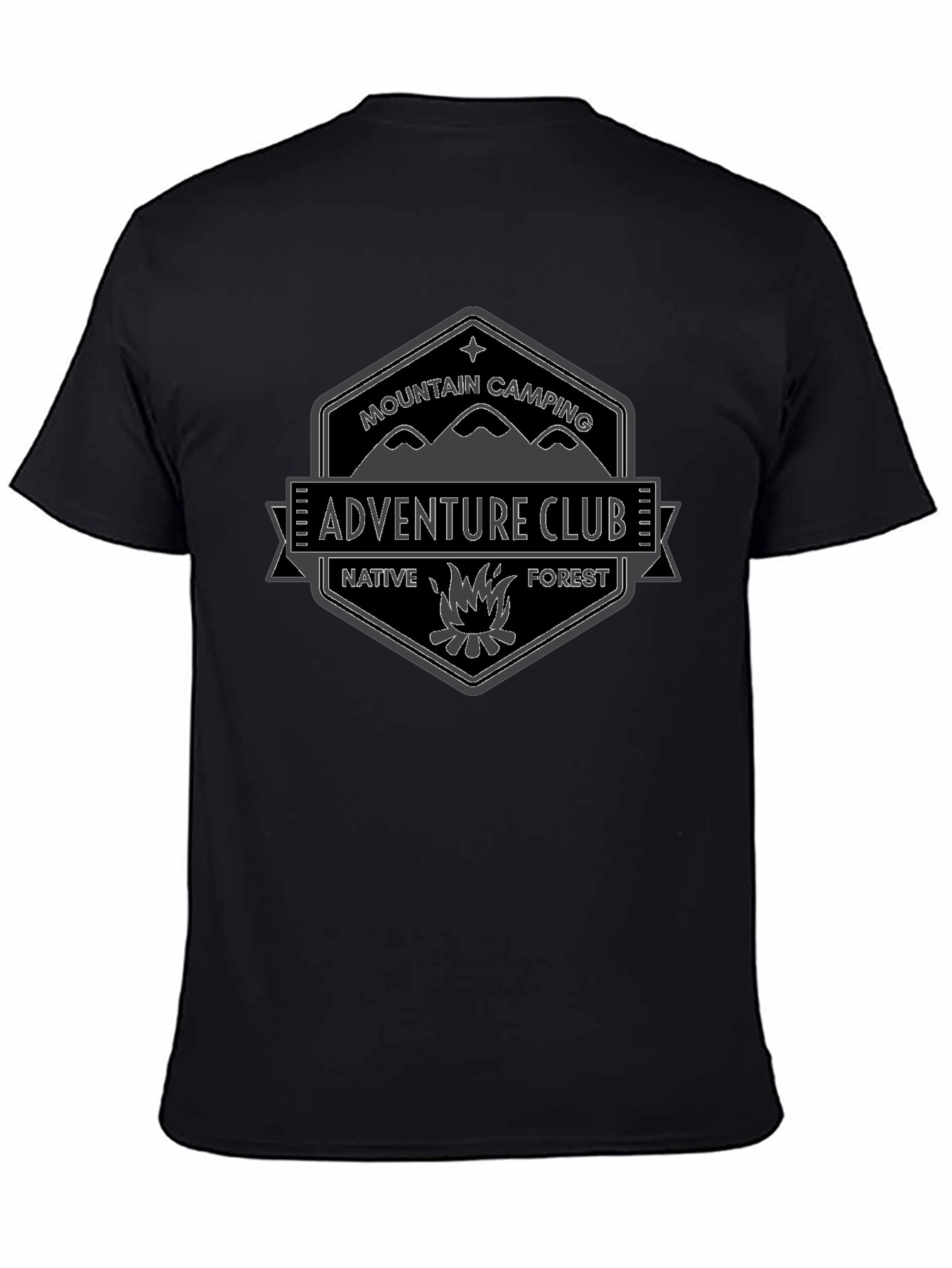 Adventure Club Graphic Tee - Mountain Camping T-Shirt